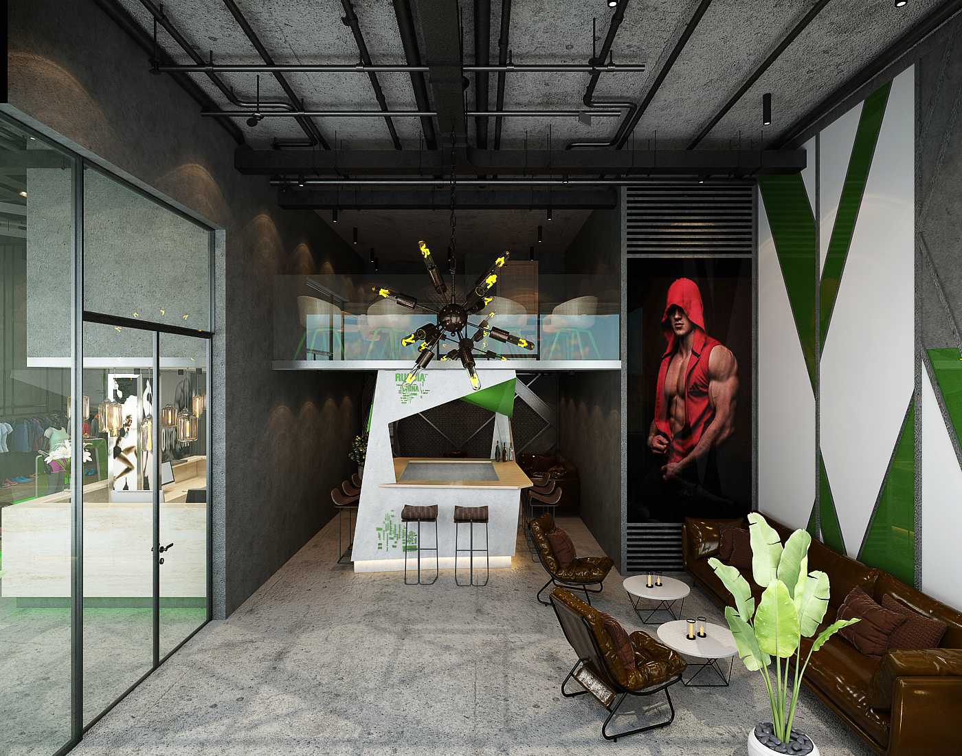 Salle de sport – Architecte d’intérieur à Casablanca – Aménagement et design intérieur d’espace fitness moderne et fonctionnel