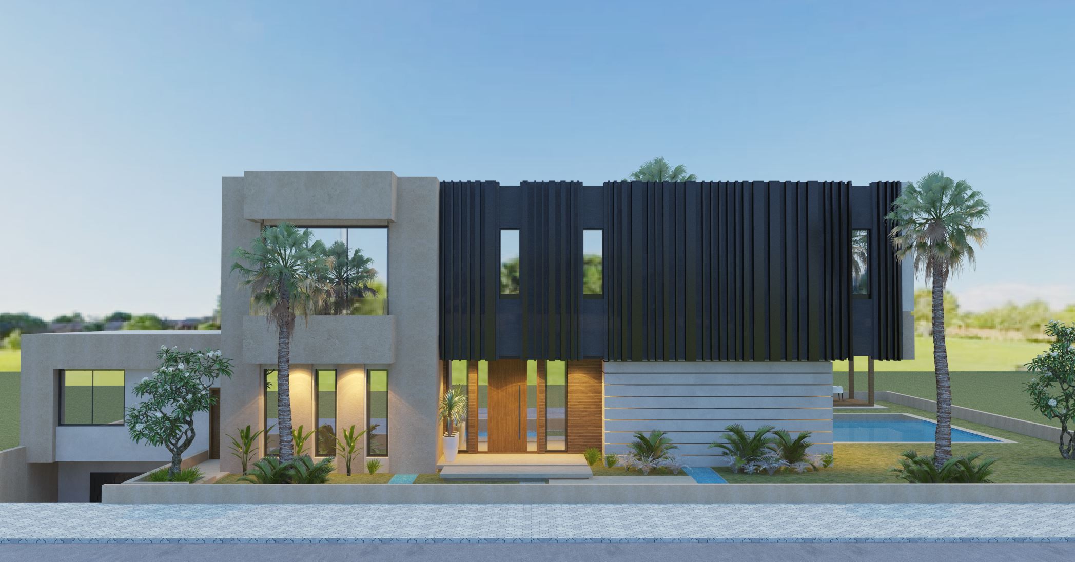 Villa Rachid Oudghiri – Architecte d’intérieur à Casablanca – Aménagement et design intérieur résidentiel moderne et élégant
