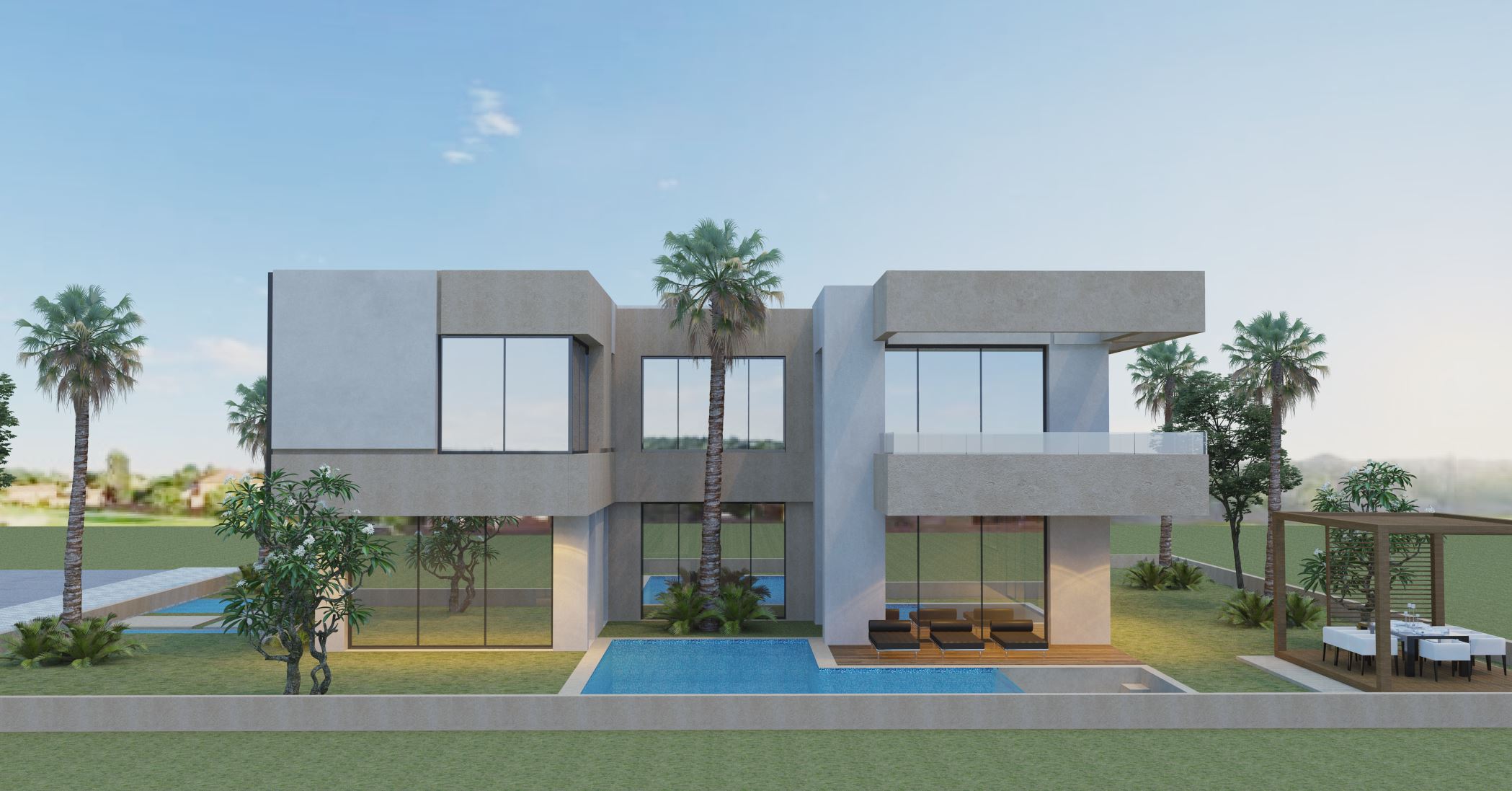 Villa Rachid Oudghiri – Architecte d’intérieur à Casablanca – Aménagement et design intérieur résidentiel moderne et élégant