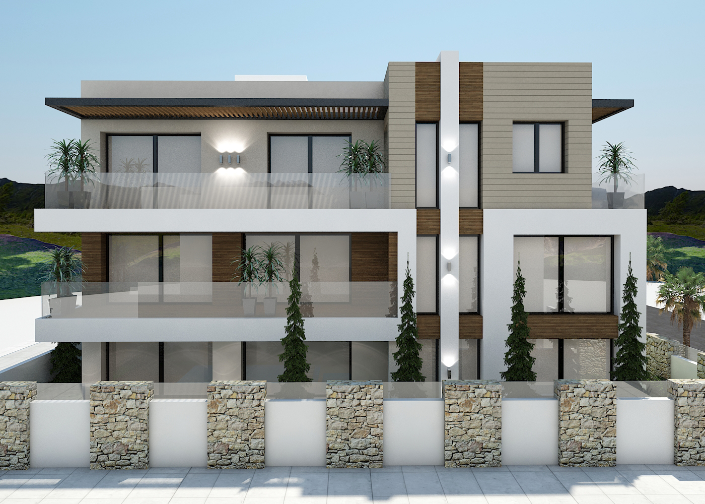 R+2 Fama – Architecte d’intérieur à Casablanca – Conception et aménagement intérieur d’immeuble moderne