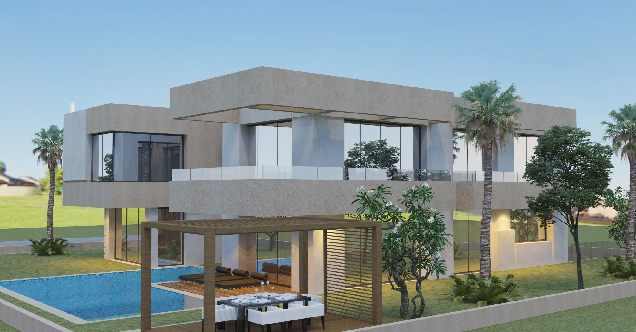 Villa Rachid Oudghiri – Architecte d’intérieur à Casablanca – Aménagement et design intérieur résidentiel moderne et élégant