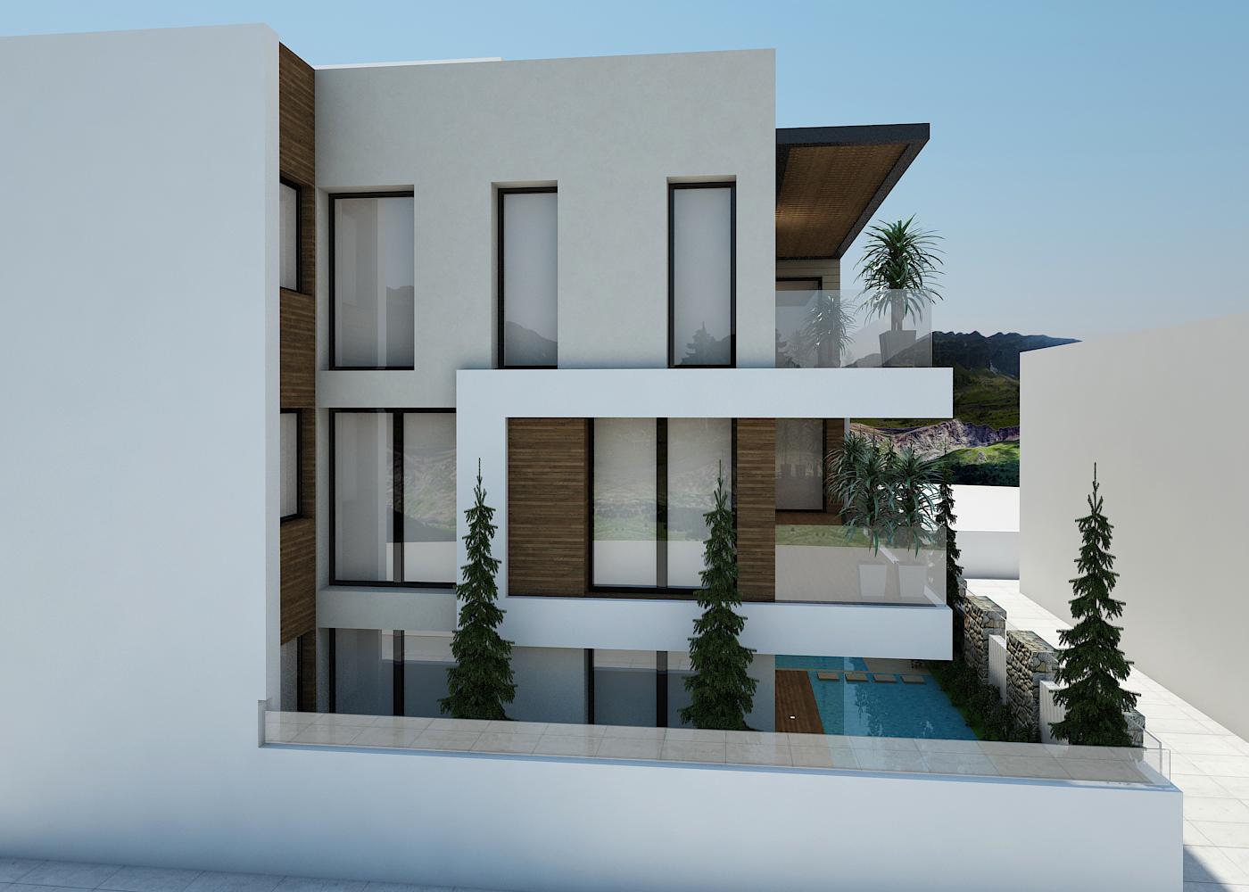 R+2 Fama – Architecte d’intérieur à Casablanca – Conception et aménagement intérieur d’immeuble moderne