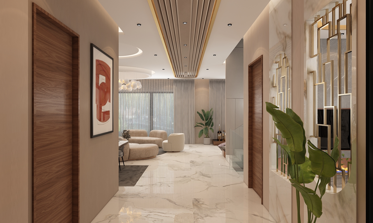 Villa Salah Victoria – Architecte d’intérieur à Casablanca – Aménagement et design intérieur résidentiel moderne et élégant