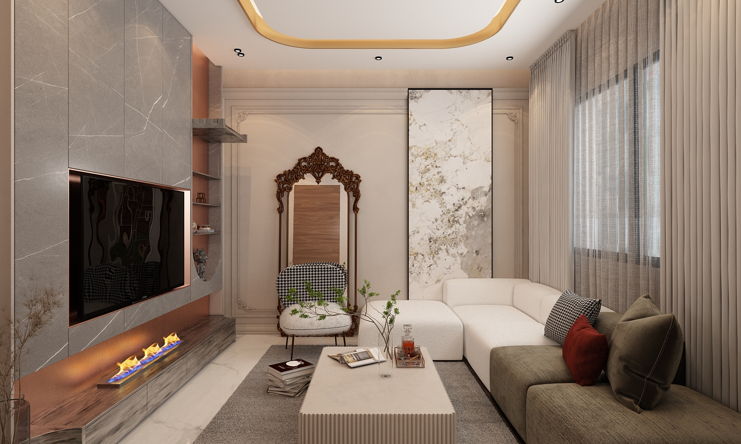 Villa Salah Victoria – Architecte d’intérieur à Casablanca – Aménagement et design intérieur résidentiel moderne et élégant