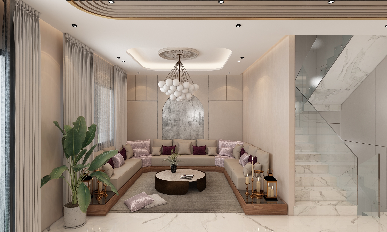 Villa Salah Victoria – Architecte d’intérieur à Casablanca – Aménagement et design intérieur résidentiel moderne et élégant