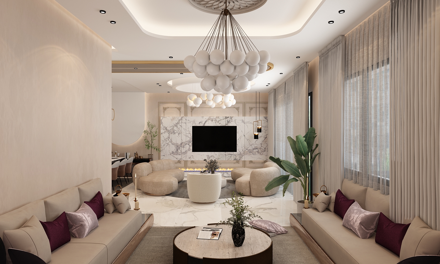 Villa Salah Victoria – Architecte d’intérieur à Casablanca – Aménagement et design intérieur résidentiel moderne et élégant