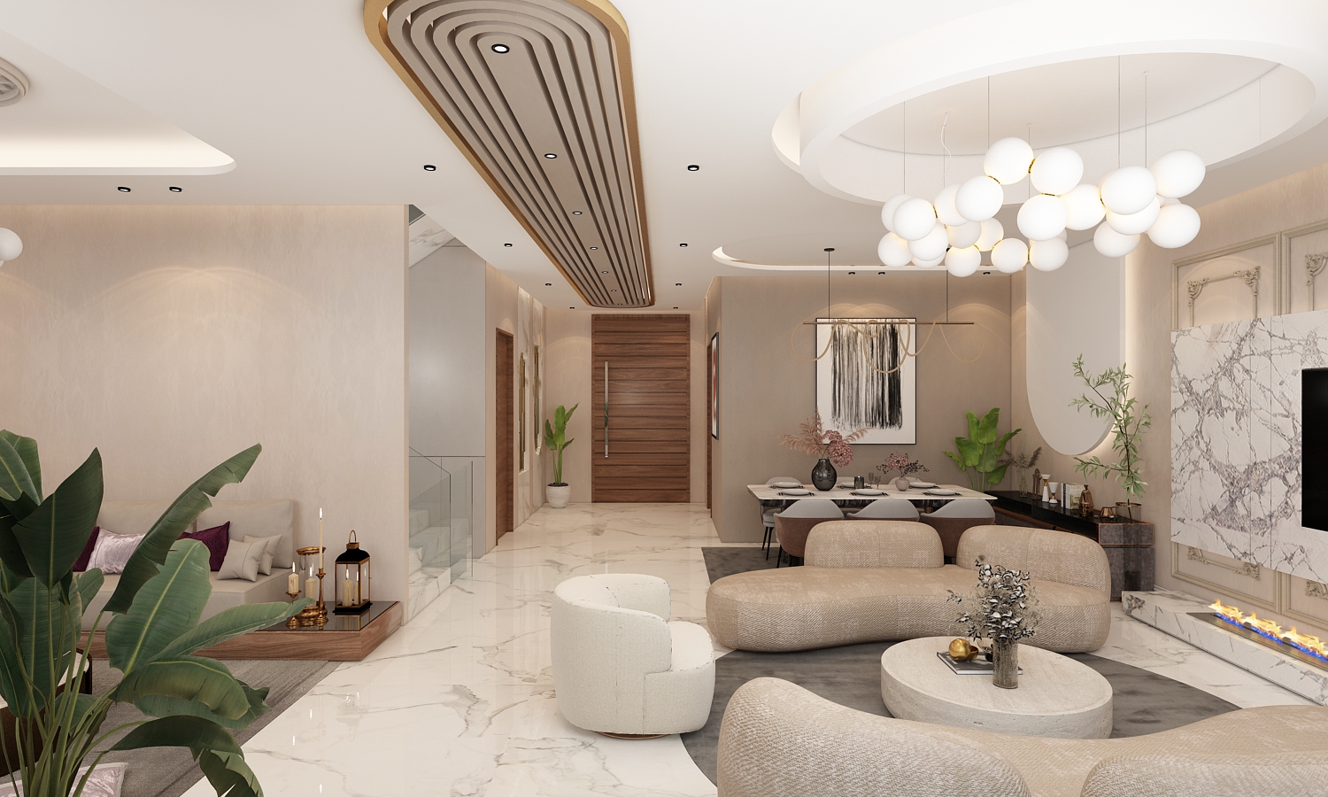 Villa Salah Victoria – Architecte d’intérieur à Casablanca – Aménagement et design intérieur résidentiel moderne et élégant