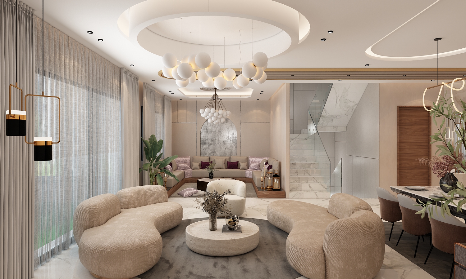 Villa Salah Victoria – Architecte d’intérieur à Casablanca – Aménagement et design intérieur résidentiel moderne et élégant