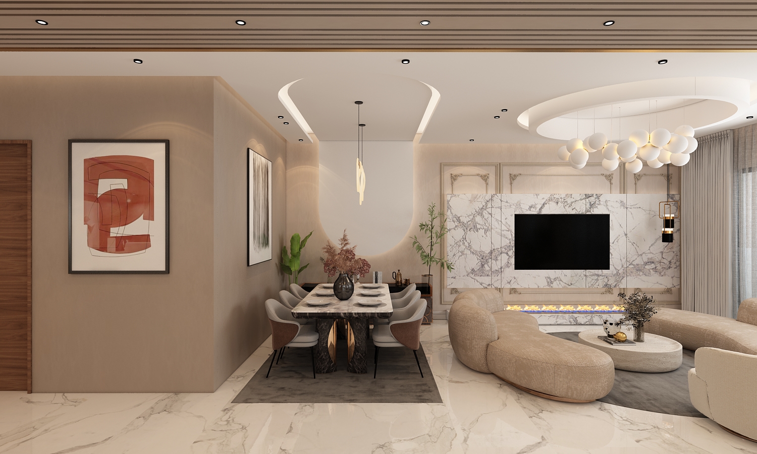 Villa Salah Victoria – Architecte d’intérieur à Casablanca – Aménagement et design intérieur résidentiel moderne et élégant