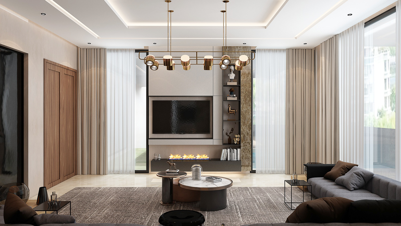 Villa Rachid Oudghiri – Architecte d’intérieur à Casablanca – Aménagement et design intérieur résidentiel moderne et élégant