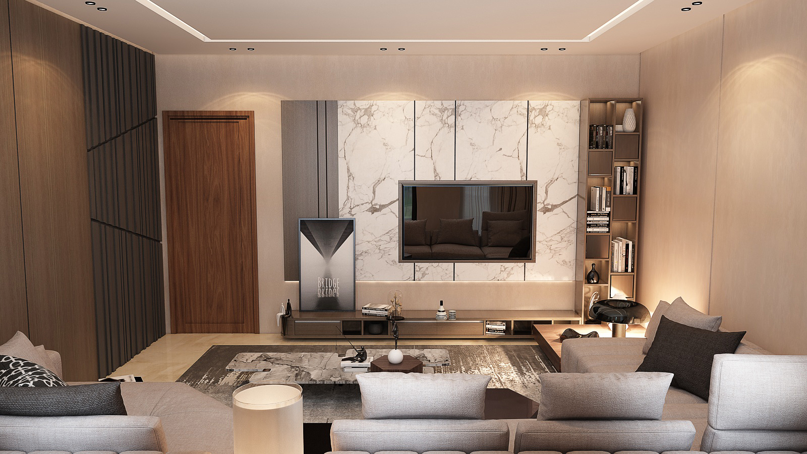 Villa Rachid Oudghiri – Architecte d’intérieur à Casablanca – Aménagement et design intérieur résidentiel moderne et élégant