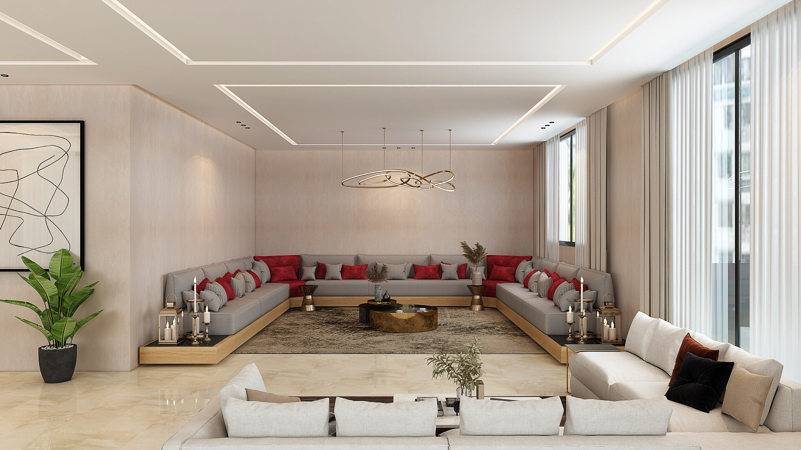 Villa Rachid Oudghiri – Architecte d’intérieur à Casablanca – Aménagement et design intérieur résidentiel moderne et élégant