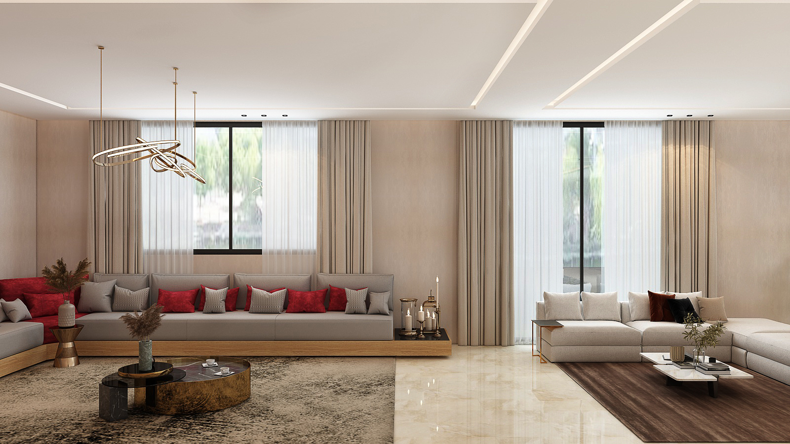 Villa Rachid Oudghiri – Architecte d’intérieur à Casablanca – Aménagement et design intérieur résidentiel moderne et élégant