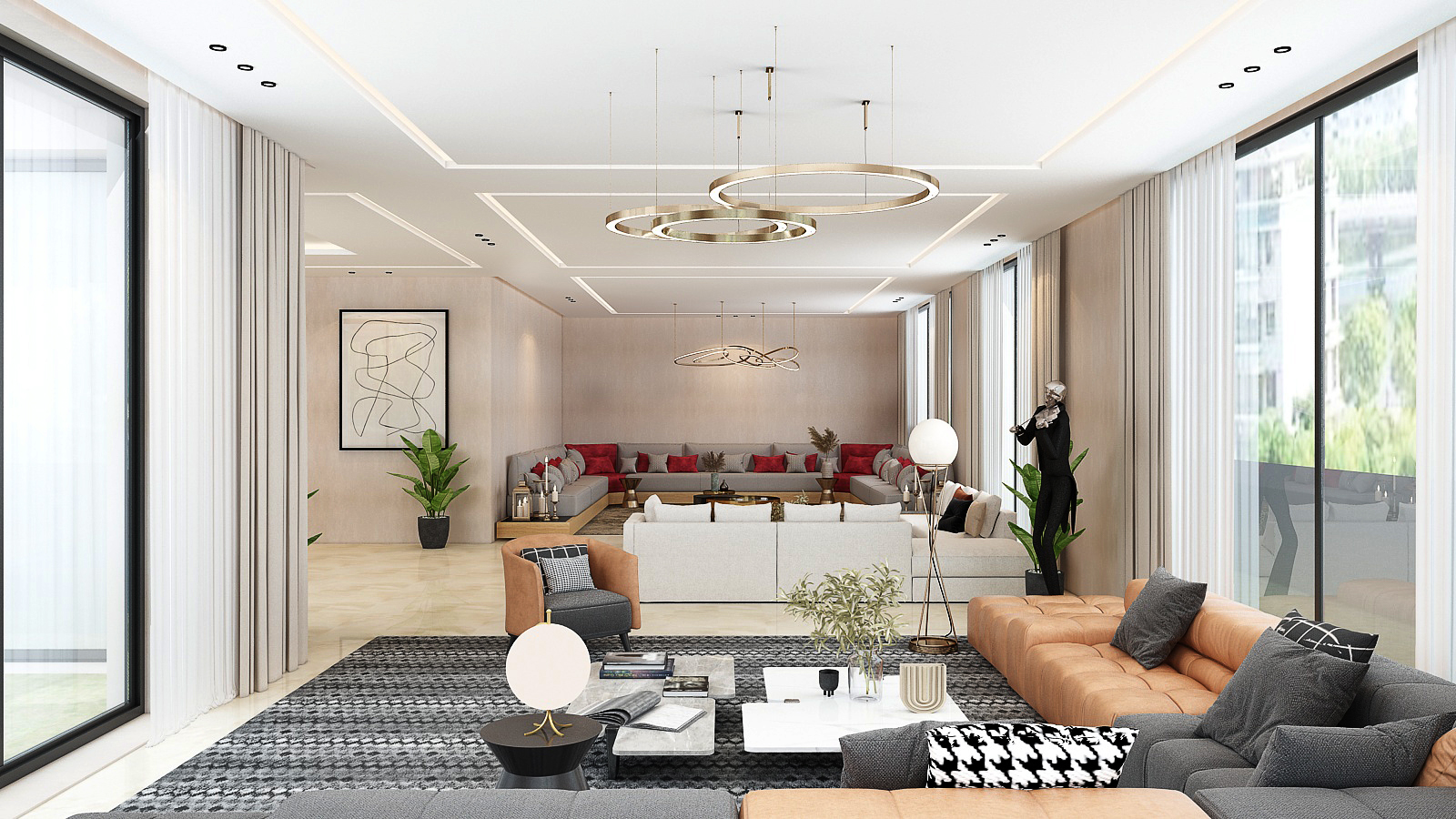 Villa Rachid Oudghiri – Architecte d’intérieur à Casablanca – Aménagement et design intérieur résidentiel moderne et élégant