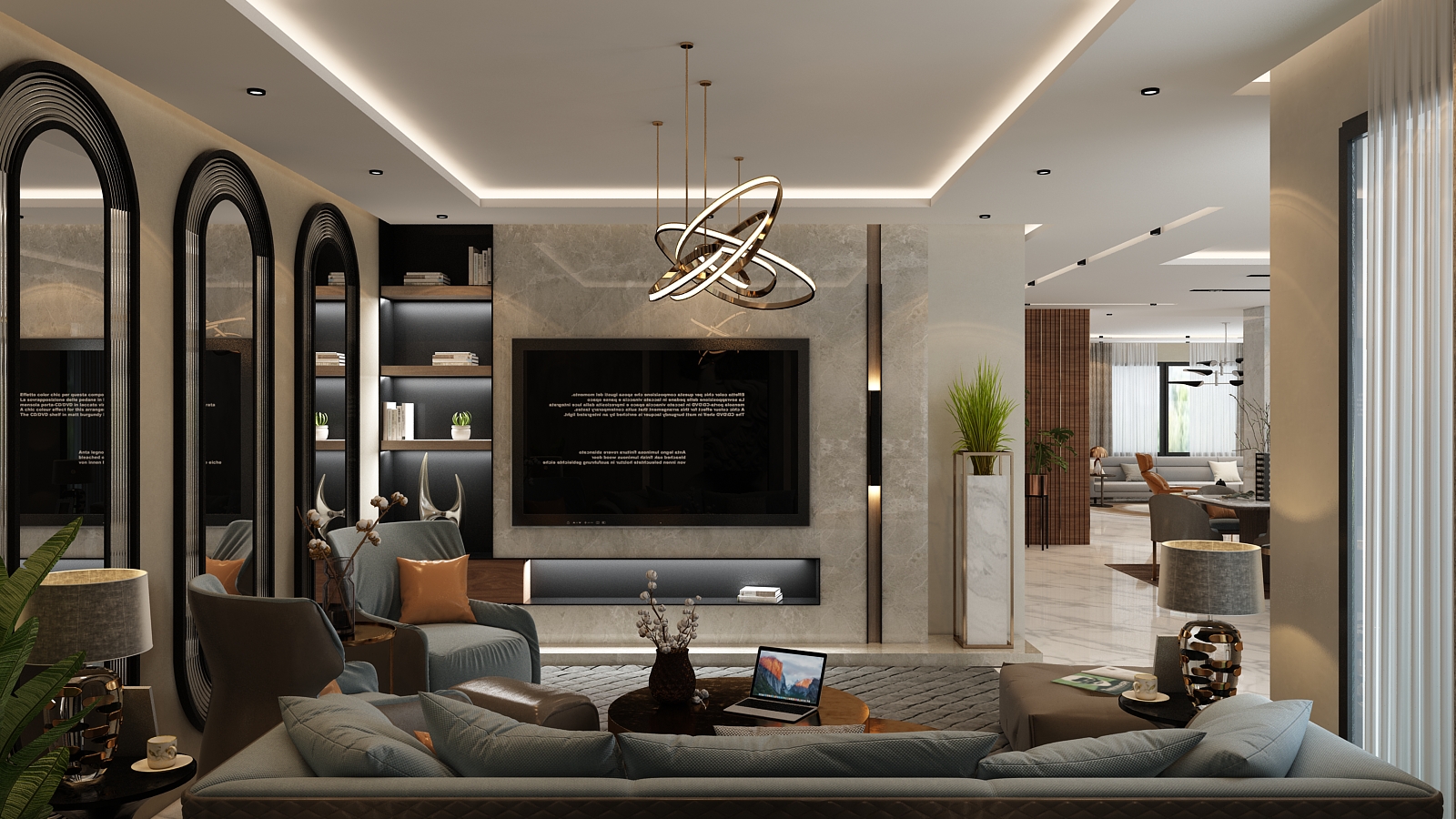 R+2 Fama – Architecte d’intérieur à Casablanca – Conception et aménagement intérieur d’immeuble moderne