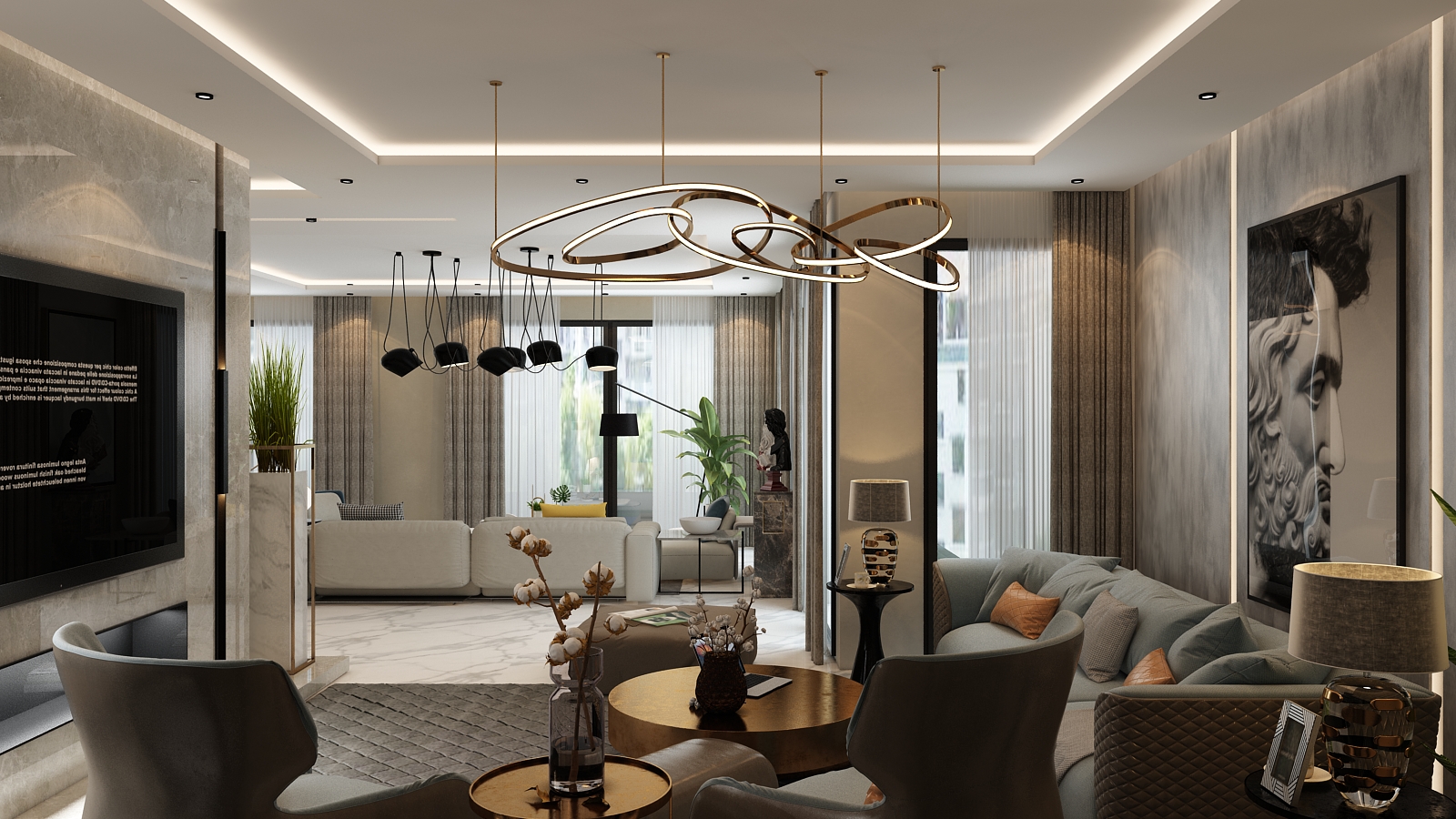 R+2 Fama – Architecte d’intérieur à Casablanca – Conception et aménagement intérieur d’immeuble moderne