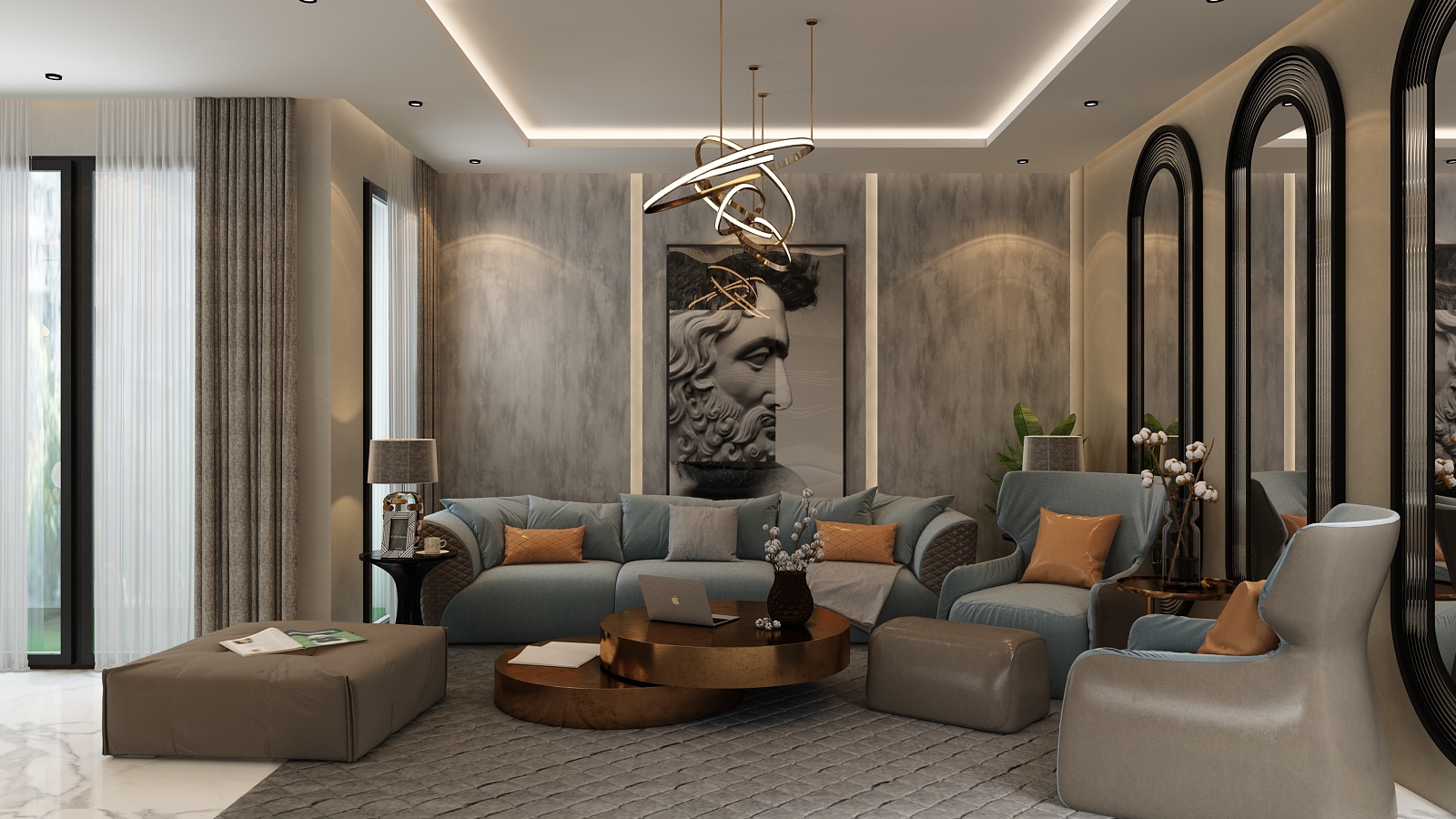 R+2 Fama – Architecte d’intérieur à Casablanca – Conception et aménagement intérieur d’immeuble moderne