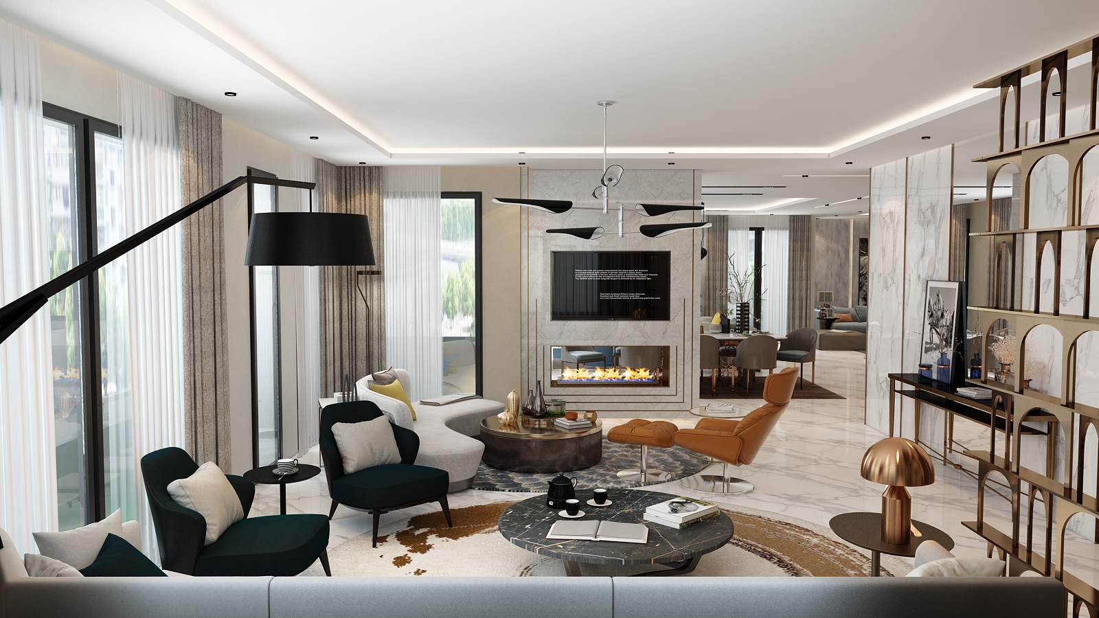 R+2 Fama – Architecte d’intérieur à Casablanca – Conception et aménagement intérieur d’immeuble moderne