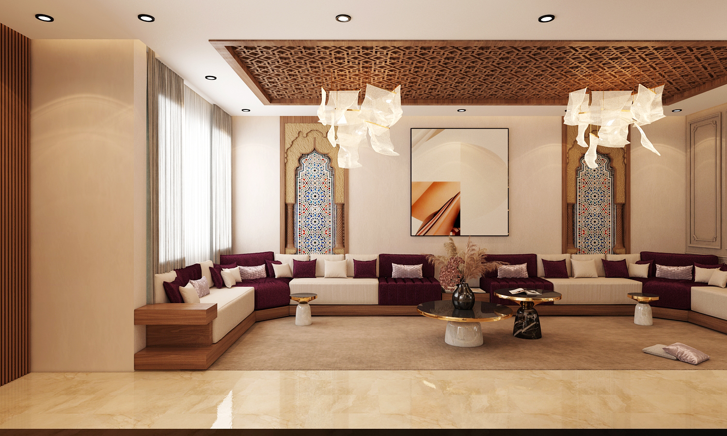 Villa Youness – Architecte d’intérieur à Casablanca – Aménagement et design intérieur résidentiel moderne et élégant