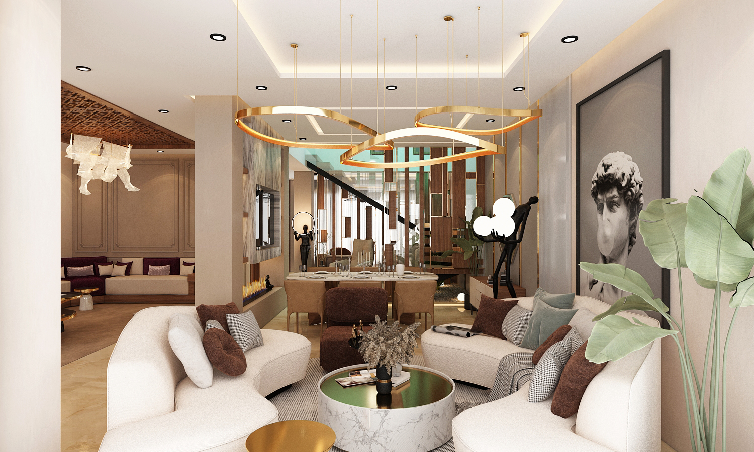 Villa Youness – Architecte d’intérieur à Casablanca – Aménagement et design intérieur résidentiel moderne et élégant