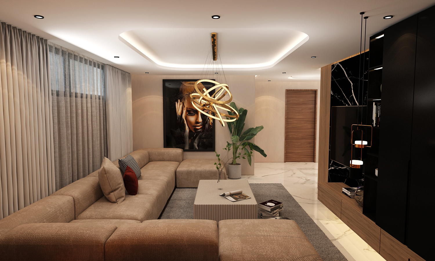 Villa Salah Victoria – Architecte d’intérieur à Casablanca – Aménagement et design intérieur résidentiel moderne et élégant