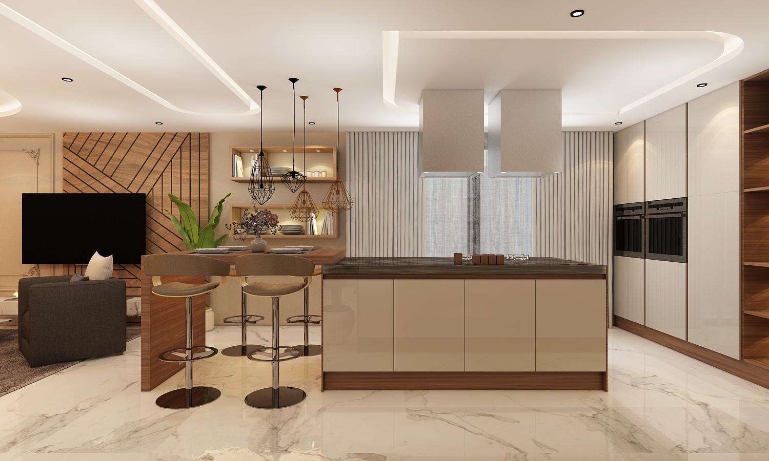 Villa Salah Victoria – Architecte d’intérieur à Casablanca – Aménagement et design intérieur résidentiel moderne et élégant