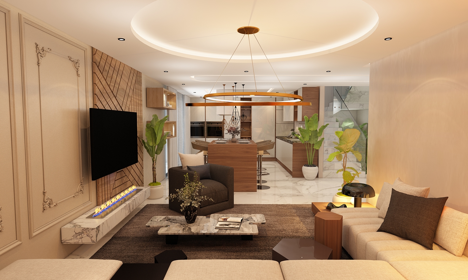 Villa Salah Victoria – Architecte d’intérieur à Casablanca – Aménagement et design intérieur résidentiel moderne et élégant