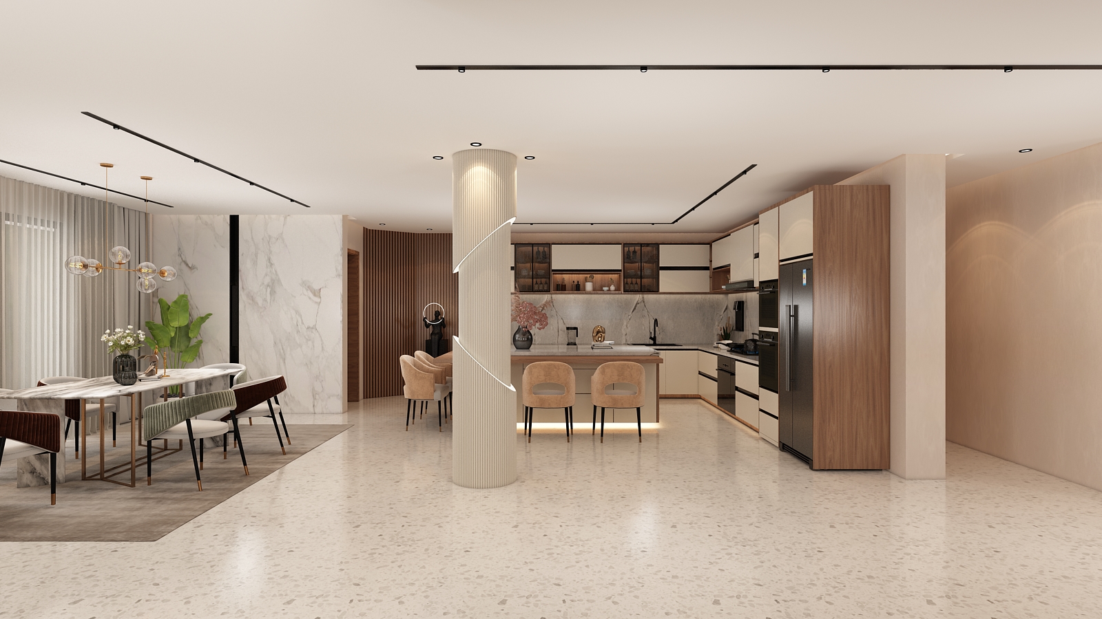 Villa Laarbi Alouchi – Architecte d’intérieur à Casablanca – Aménagement et design intérieur résidentiel moderne et élégant