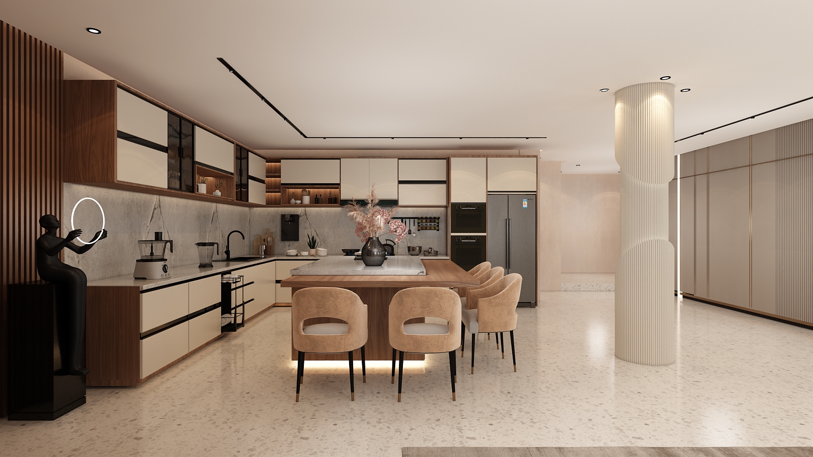 Villa Laarbi Alouchi – Architecte d’intérieur à Casablanca – Aménagement et design intérieur résidentiel moderne et élégant