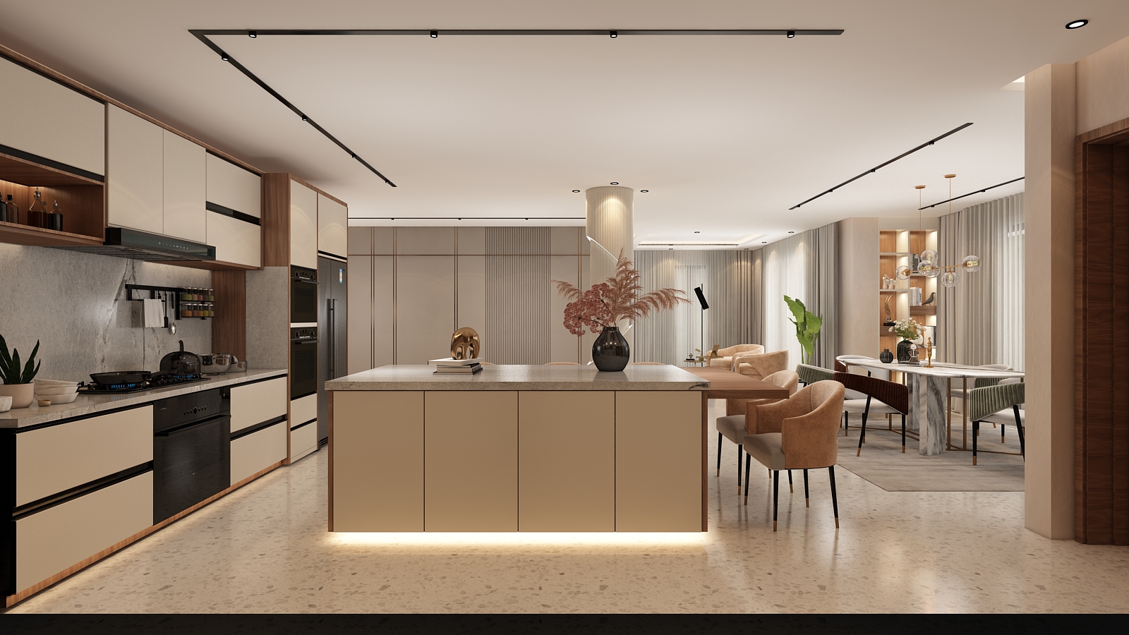 Villa Laarbi Alouchi – Architecte d’intérieur à Casablanca – Aménagement et design intérieur résidentiel moderne et élégant