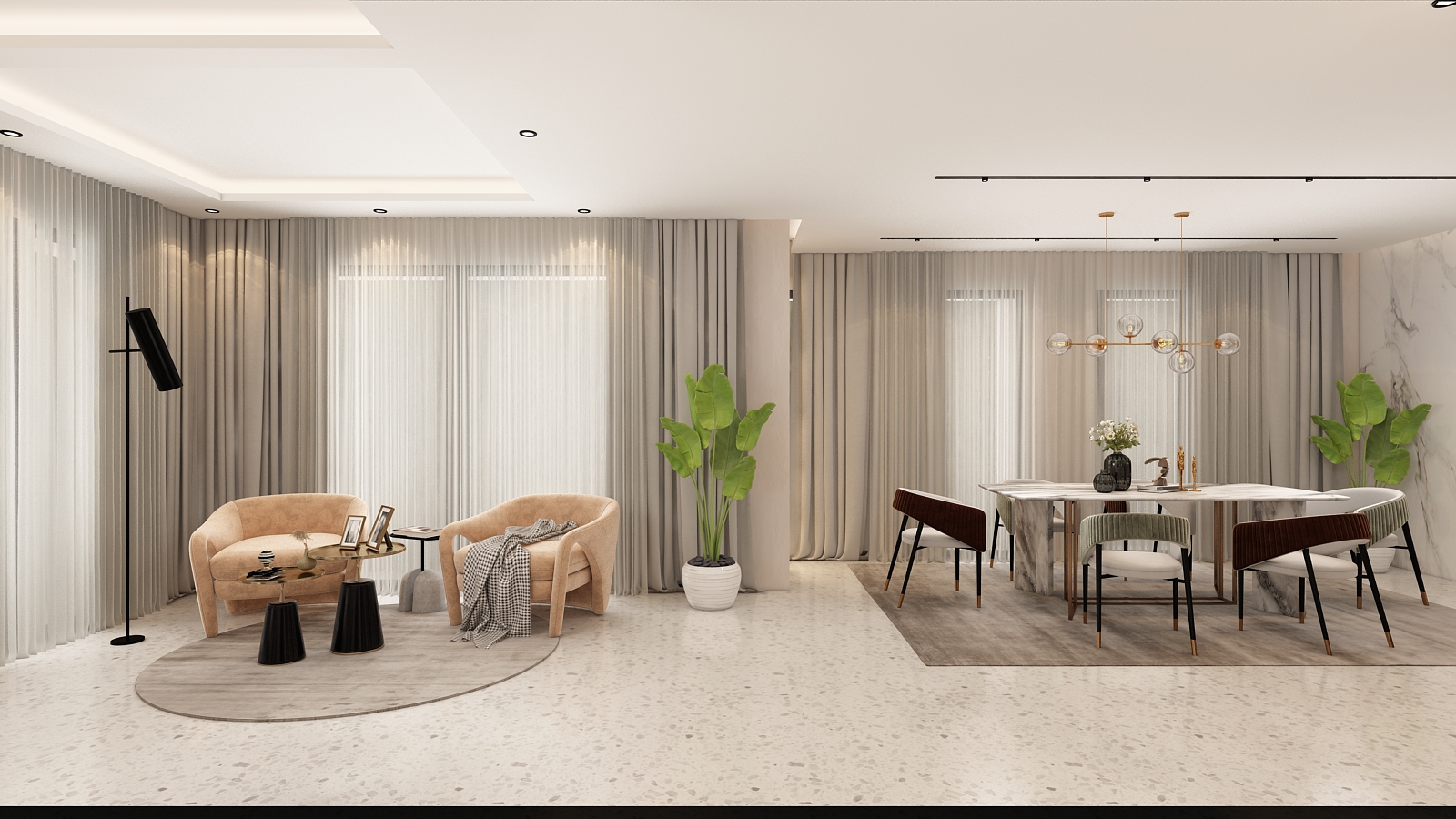 Villa Laarbi Alouchi – Architecte d’intérieur à Casablanca – Aménagement et design intérieur résidentiel moderne et élégant