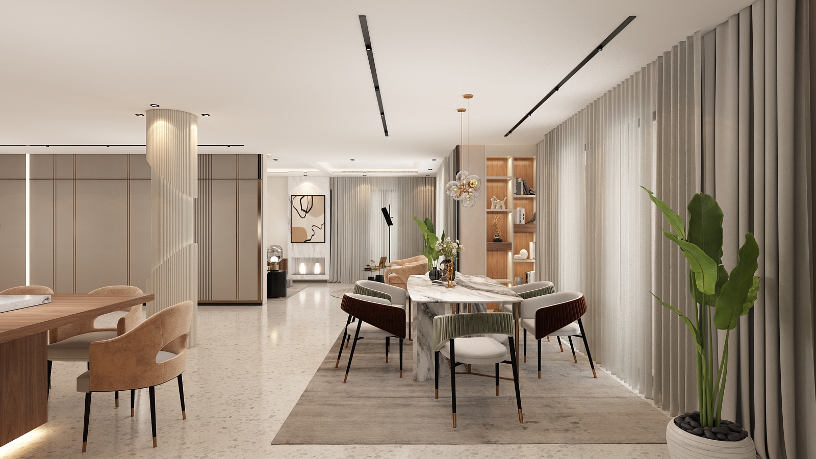 Villa Laarbi Alouchi – Architecte d’intérieur à Casablanca – Aménagement et design intérieur résidentiel moderne et élégant