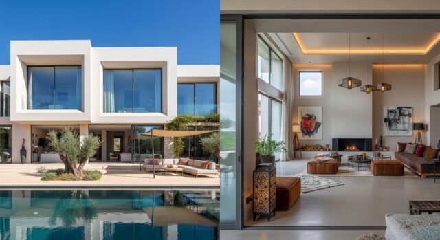 Aménagement intérieur villa Casablanca : guide complet moderne 2026 4 architecture interieure villa Casablanca moderne amarchi3d.ma